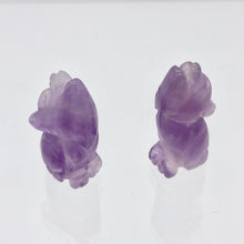 Load image into Gallery viewer, New Moon Amethyst Wolf / Coyote Figurine Worry-stone
