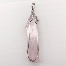 Load image into Gallery viewer, Kunzite Wire-Wrap Pink Crystal Pendant |2 5/8 inch long |
