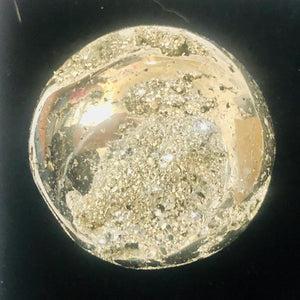 Pyrite Scry Crystal Round | Golden | Sphere | 50mm | 283g |