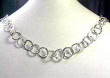 Load image into Gallery viewer, Perfect Brushed Silver Circle Chain Findings 6 inches 9408 - PremiumBead Alternate Image 2
