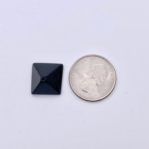 Shine 2 Hand Carved Obsidian Pyramid Beads, 17x17x16mm, Black 9289ON - PremiumBead Alternate Image 9