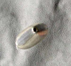 1 Bead of Brushed 5.5 Grams Sterling Silver Triangle Bead 7226 - PremiumBead Alternate Image 4