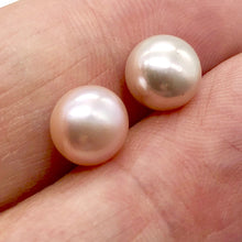 Load image into Gallery viewer, One 1/2 Drilled 8.5mm Natural Lavender Pearl 3914A - PremiumBead Alternate Image 7
