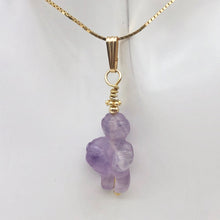 Load image into Gallery viewer, Hand Carved Amethyst Goddess of Willendorf Pendant 509287AMG - PremiumBead Alternate Image 8
