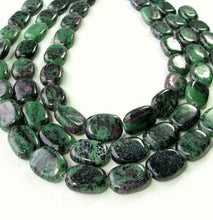 Load image into Gallery viewer, Magical Ruby Zoisite 19x15mm Rectangle Bead Strand 109165 - PremiumBead Primary Image 1

