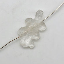 Load image into Gallery viewer, 2 Carved Ice Crystal Quartz Lizard Beads | 25x14x7mm | Clear - PremiumBead Primary Image 1
