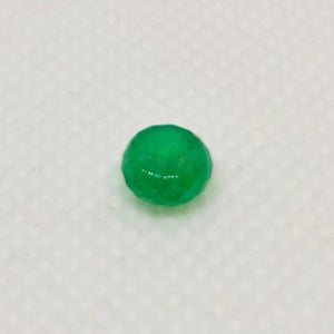 15cts Natural Emerald 6x3.9mm Faceted Roundel Bead 10715F - PremiumBead Primary Image 1
