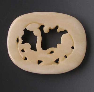 Capt Nemo Carved Octopus Waterbuffalo Bone Bead 10408B - PremiumBead Alternate Image 3