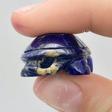Load image into Gallery viewer, Natural Lapis Turtle Figurine or Pendant |40x21x13mm | Blue | 79.4 carats - PremiumBead Alternate Image 4
