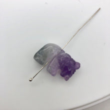Load image into Gallery viewer, Wild Hand Carved Amethyst Elephant Beads | 22.5x21x10mm | Purple - PremiumBead Alternate Image 4
