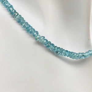 78.9cts Natural Blue Zircon 4x2.5-3x1.5mm Graduated Faceted Bead Strand 10845 - PremiumBead Alternate Image 6