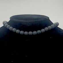 Load image into Gallery viewer, Onyx Gemstone Matte Finish Half Strand Round | 8mm | Black | 24 Bead(s)
