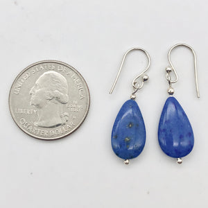 Lapis Lazuli and Sterling Silver Earrings 310825A - PremiumBead Alternate Image 4