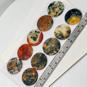 10 Varied Orange Green and Clear Limbcast Pendant Bead for Jewelry Making - PremiumBead Alternate Image 4