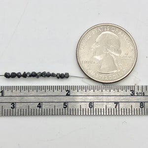 Natural Black Druzy Diamond Beads | 13 Beads | approx. 1" | 2.25x1.5mm | 10594A - PremiumBead Alternate Image 7