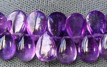 Load image into Gallery viewer, 1 Gem Quality 9x6x3.5mm Amethyst Pear Briolette Bead 6101 - PremiumBead Primary Image 1
