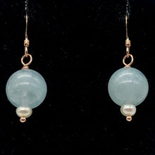 Load image into Gallery viewer, Aquamarine 14K Gold Filled Drop | 1 pair | Blue | 1 Earrings |
