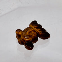 Load image into Gallery viewer, Wondrous Carved Tiger Eye Gold Fish Bead
