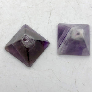 Contemplation Amethyst Pyramid Figurine | 1/2" Tall. 7/8" Base | Purple - PremiumBead Alternate Image 6