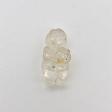 Load image into Gallery viewer, FERTILE! Carved Quartz Goddess of Willendorf Figurine | 20x10x9mm | Clear - PremiumBead Alternate Image 8
