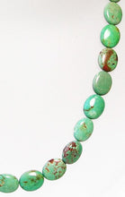 Load image into Gallery viewer, Natural Turquoise 12x10mm Oval Bead Strand 102175 - PremiumBead Primary Image 1
