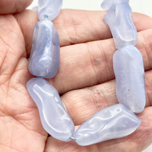 Load image into Gallery viewer, Blue Chalcedony Pendant Bead Strand - PremiumBead Alternate Image 4
