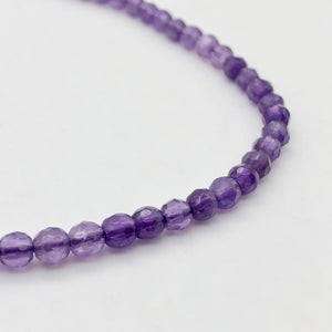 Gorgeous Natural Faceted Amethyst Round Beads | 4mm | 6 Beads | #681 - PremiumBead Alternate Image 3