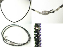 Load image into Gallery viewer, 19.52cts Natural Black Diamond 18 inch Necklace 14K 10619 - PremiumBead Primary Image 1
