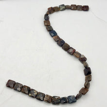 Load image into Gallery viewer, Faceted Pietersite Bead Strand! |12x12x5mm | red-brown | Square | 33 beads | - PremiumBead Alternate Image 7
