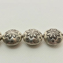 Load image into Gallery viewer, Bliss Silver Thai Hill Tribe Pillow W/Flower Bead 5439 - PremiumBead Alternate Image 2
