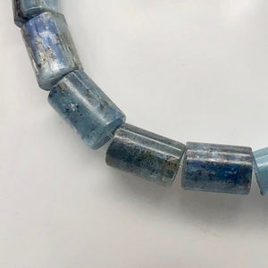 Sparkling Blue Kyanite Tube Bead 16" Strand |15 -14 x 10mm | 28 beads | - PremiumBead Alternate Image 7