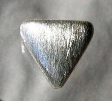 Load image into Gallery viewer, 1 Bead of Brushed 5.5 Grams Sterling Silver Triangle Bead 7226 - PremiumBead Alternate Image 2
