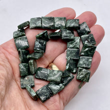 Load image into Gallery viewer, Siberia Russian Seraphinite 13x13mm Bead 7.5 inch Strand 9576HS
