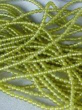 Load image into Gallery viewer, 9 Gemmy Chartreuse Serpentine 4mm Round Beads 004995P - PremiumBead Alternate Image 2

