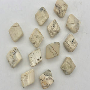 6 Unique African Opal Diamond-Cut Beads 003323 - PremiumBead Alternate Image 2