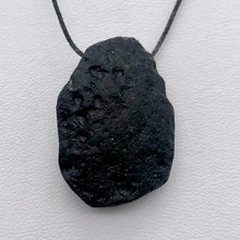 Load image into Gallery viewer, Unique Pendant size Black Meteor Fragments | 2 each |10 grams | 27x19x8mm | - PremiumBead Alternate Image 2
