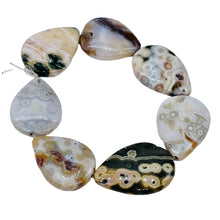 Load image into Gallery viewer, Ocean Jasper Graduated Round | 38x26 to 32x25x7 mm | Multi-color | 7 Beads |
