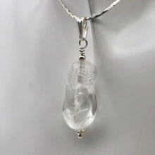 Load image into Gallery viewer, Hand Carved Quartz Female Laughing Buddha Pendant with Silver Findings | 1 3/4&quot; - PremiumBead Alternate Image 9
