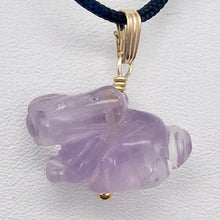 Load image into Gallery viewer, Hop! Amethyst Easter Bunny &amp; 14Kgf Pendant 509255AMG - PremiumBead Primary Image 1
