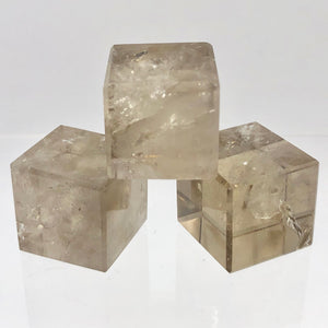 Natural Smoky Quartz Cube Specimen | Grey/Brown | 21.5x21.5mm | ~25g - PremiumBead Alternate Image 5