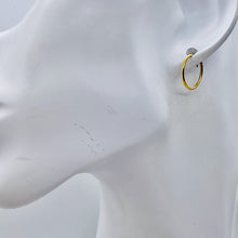 Load image into Gallery viewer, 14K Gold Continuous Hoop Earrings | 1/2&quot; Long | Gold | 1 Pair |
