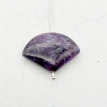 Load image into Gallery viewer, Natural Lepidolite Fan Bead Half-Strand | 25x18x6mm | Purple | Fan | 11 beads | - PremiumBead Alternate Image 6
