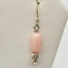 Load image into Gallery viewer, Perfect Pink Peruvian Opal Sterling Silver Earrings 305990 - PremiumBead Alternate Image 3
