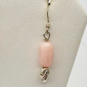 Perfect Pink Peruvian Opal Sterling Silver Earrings 305990 - PremiumBead Alternate Image 3