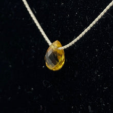 Load image into Gallery viewer, 1 Natural Untreated Yellow Sapphire Faceted Briolette Bead - PremiumBead Alternate Image 5
