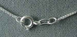 Italian 18" Sterling Silver Fine Box Chain 1mm 109733 - PremiumBead Alternate Image 3