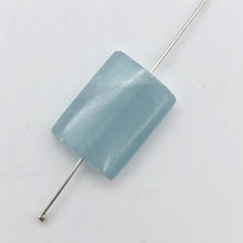 Load image into Gallery viewer, Aquamarine Bevelled Rectangle Pendant Bead | 19x15x6mm | Blue | 1 Bead | 00805p
