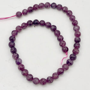 Madagascar Lepidolite Round Stone | 4mm | Purple lilac | 45 Bead(s) |