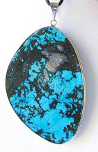 Load image into Gallery viewer, 98cts Natural Turquoise Silver Pendant 10378Q - PremiumBead Alternate Image 3
