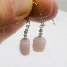 Load image into Gallery viewer, Peruvian Opal Sterling Silver Dangle Earrings | 1 1/4&quot; Long | Pink | 1 Earrings|
